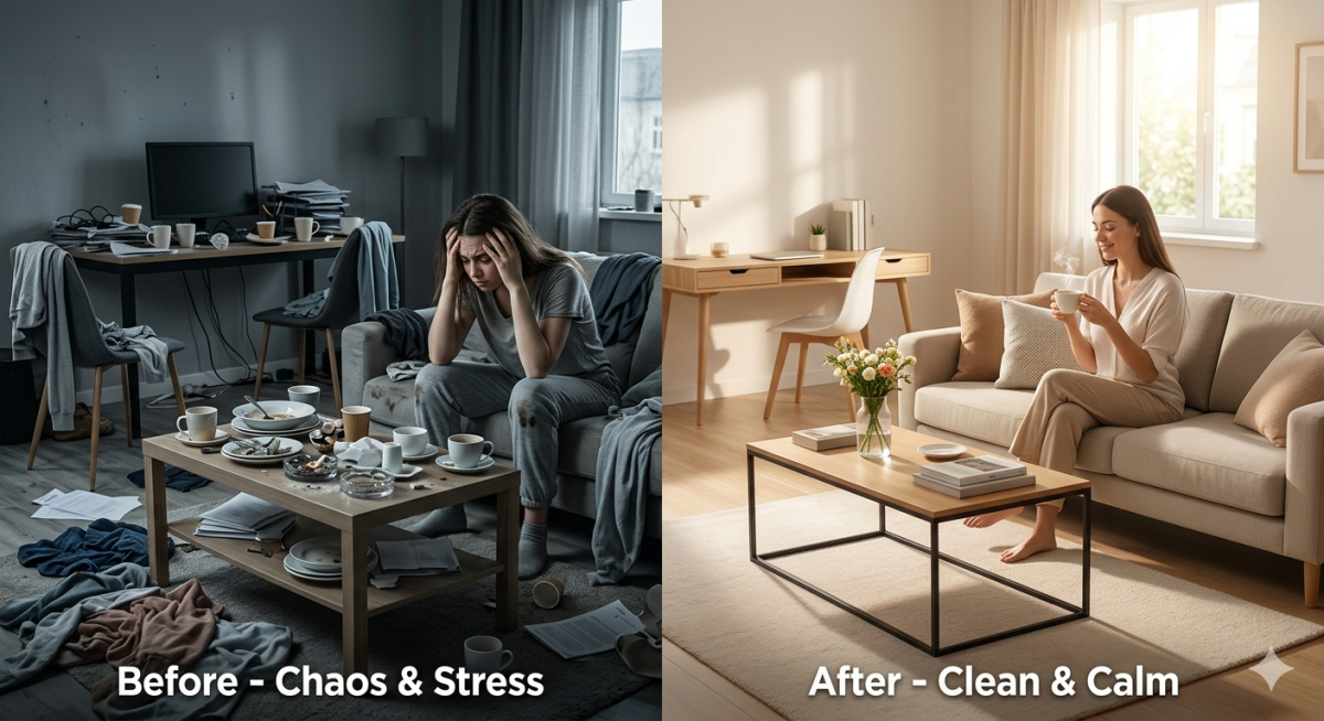  From Messy to Mindful: How a Clean Space Changed Everything 